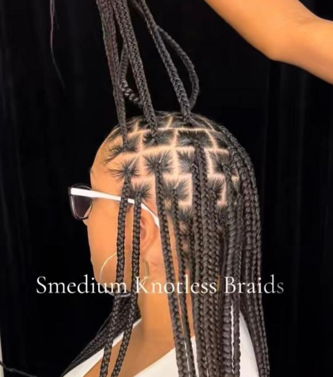 Smedium Knotless Braids