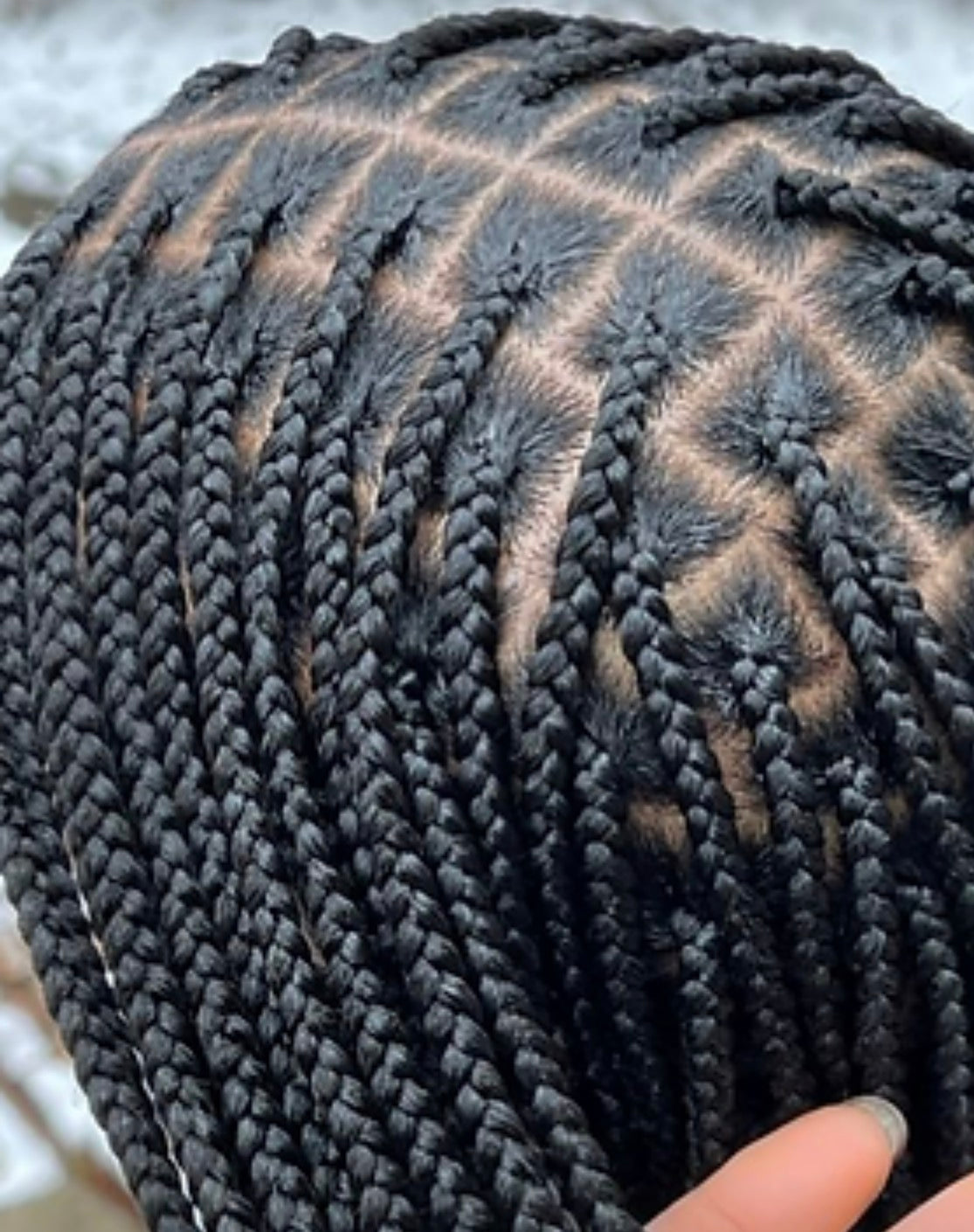 Small Knotless Braids