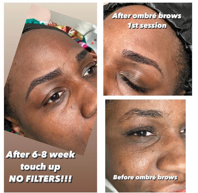 Ombre Brows Touch ups (2 Hrs) – boujaebeautyllcs