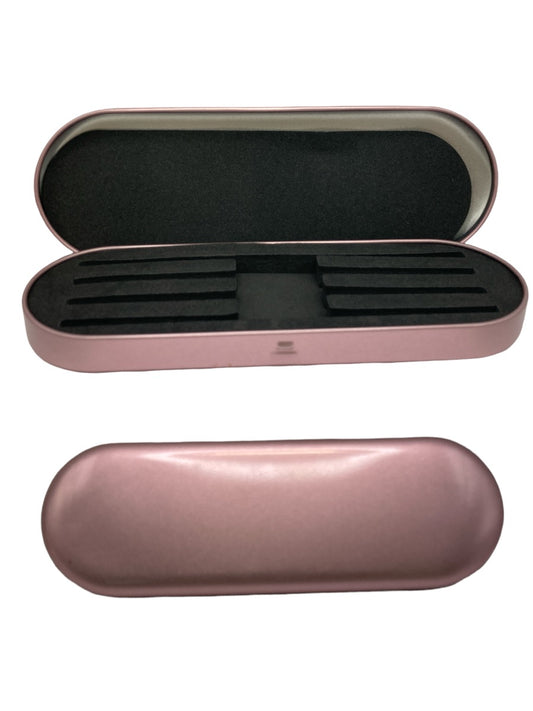 Tweezers Case Professional Storage Box Eyelash Extension Makeup Tool Organizer (Rose Gold)